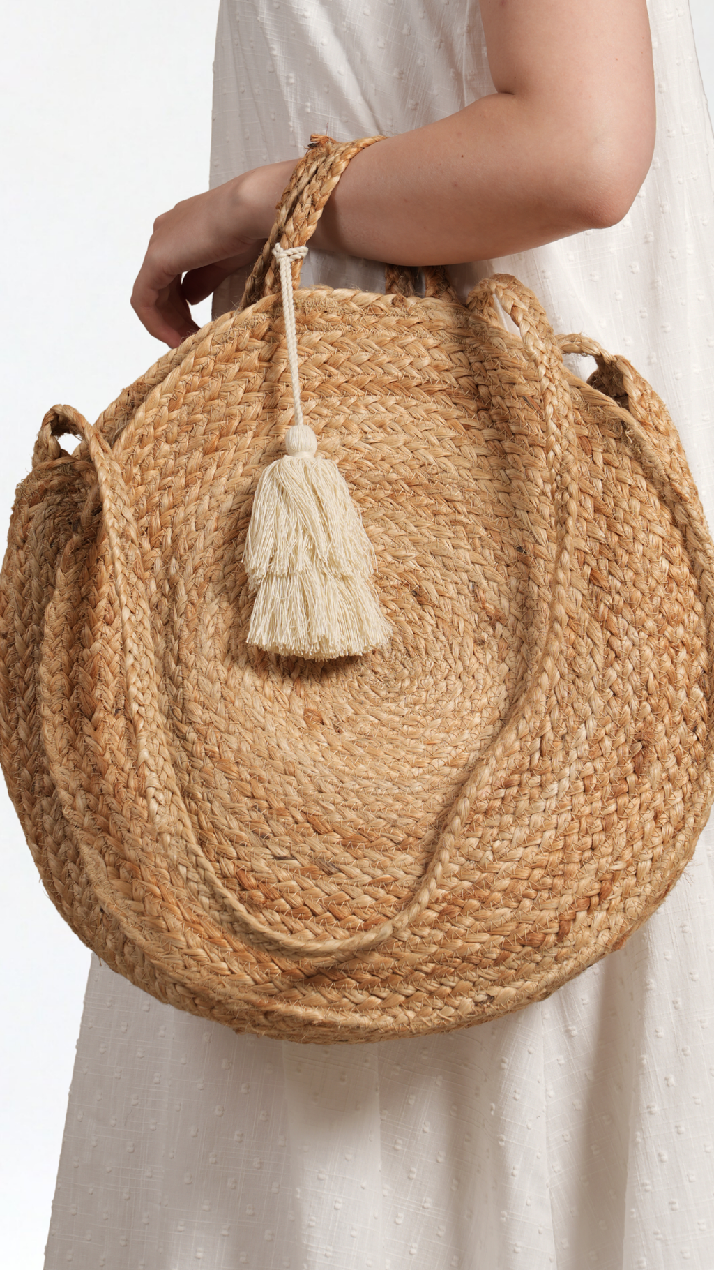 Hope Round Jute Bag