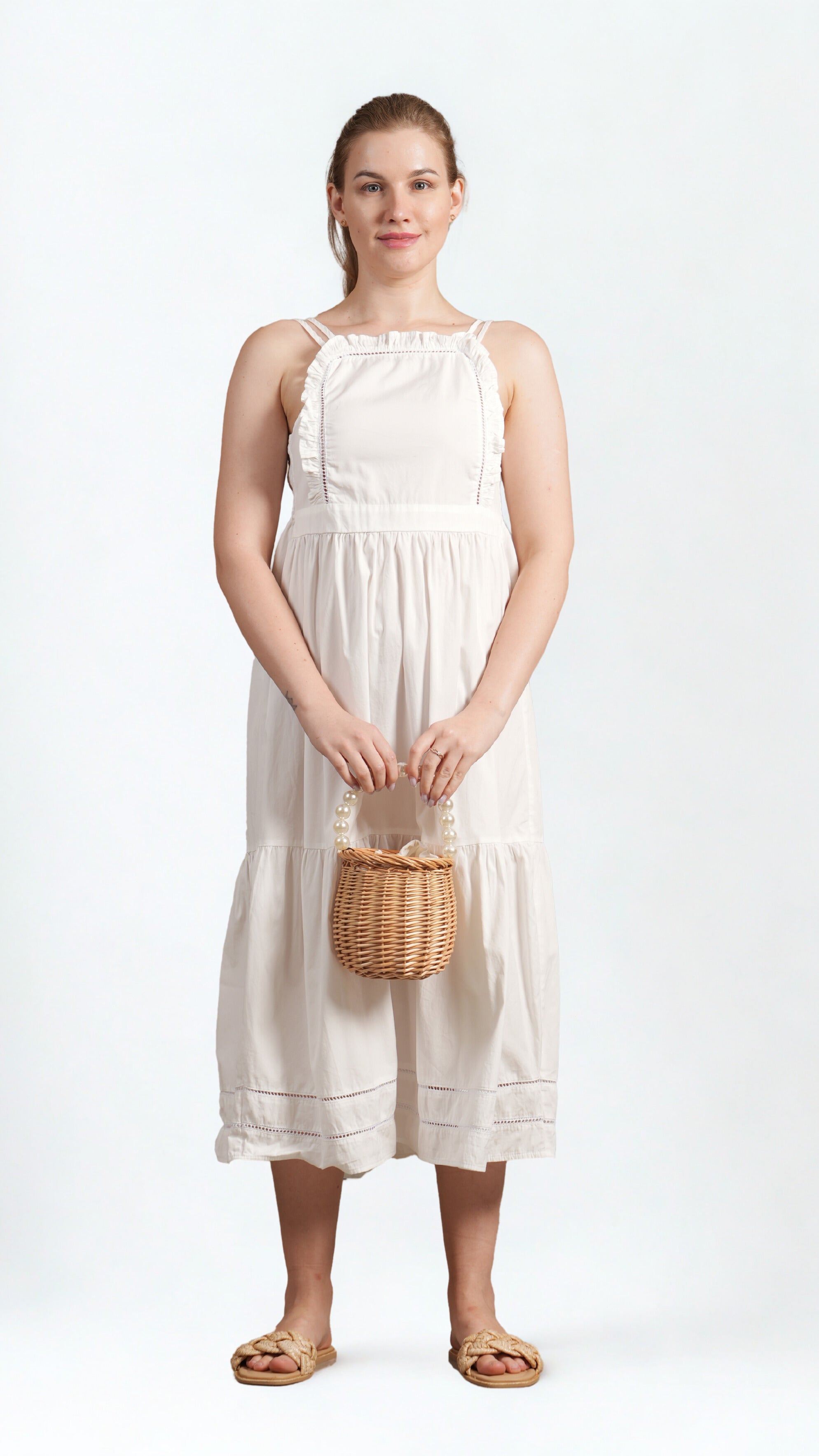 Laura Pearl Straw Bag