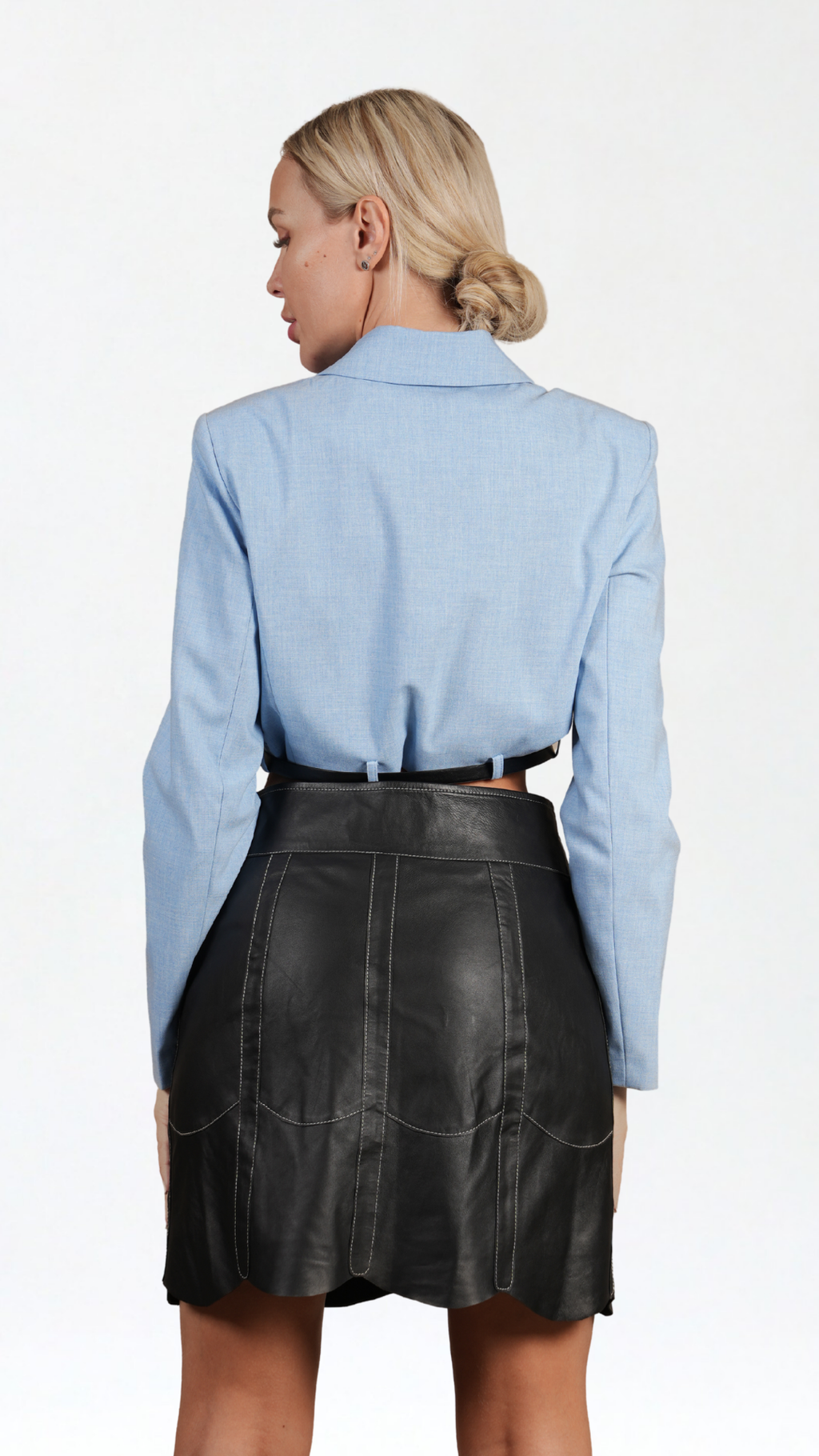 Bimo Leather Skirt