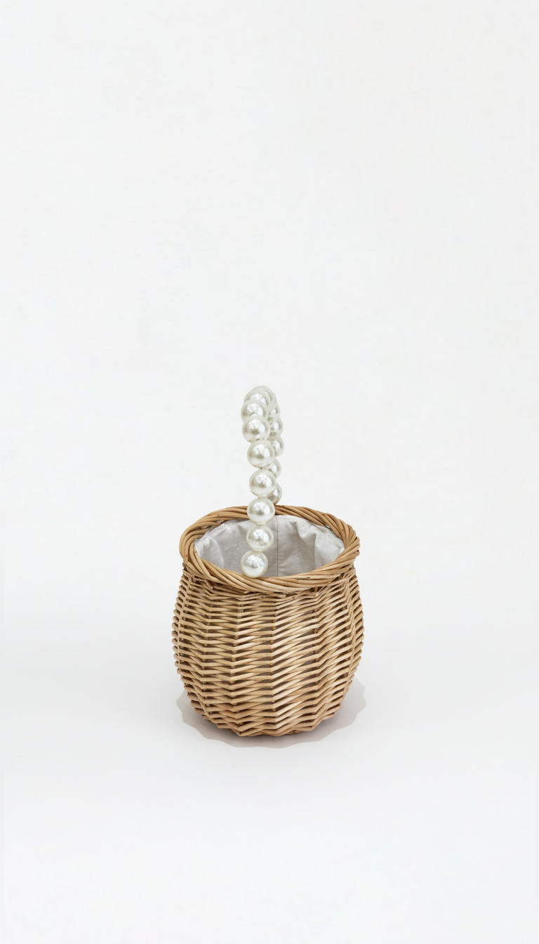 Laura Pearl Straw Bag