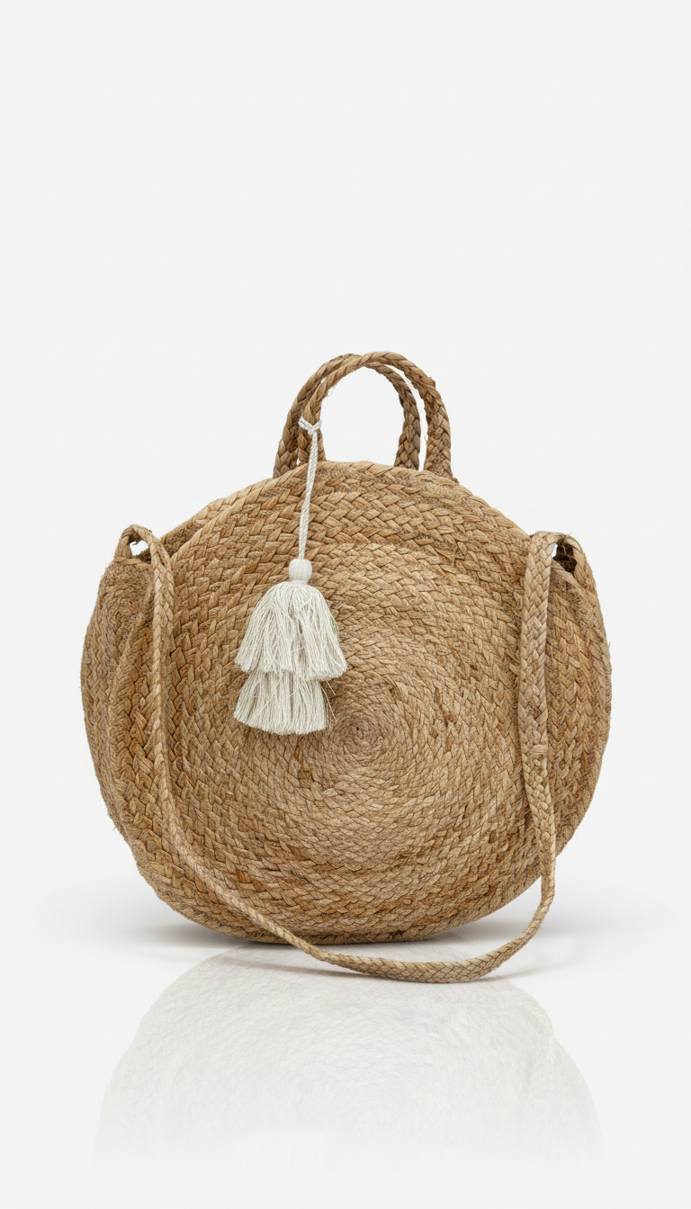 Hope Round Jute Bag