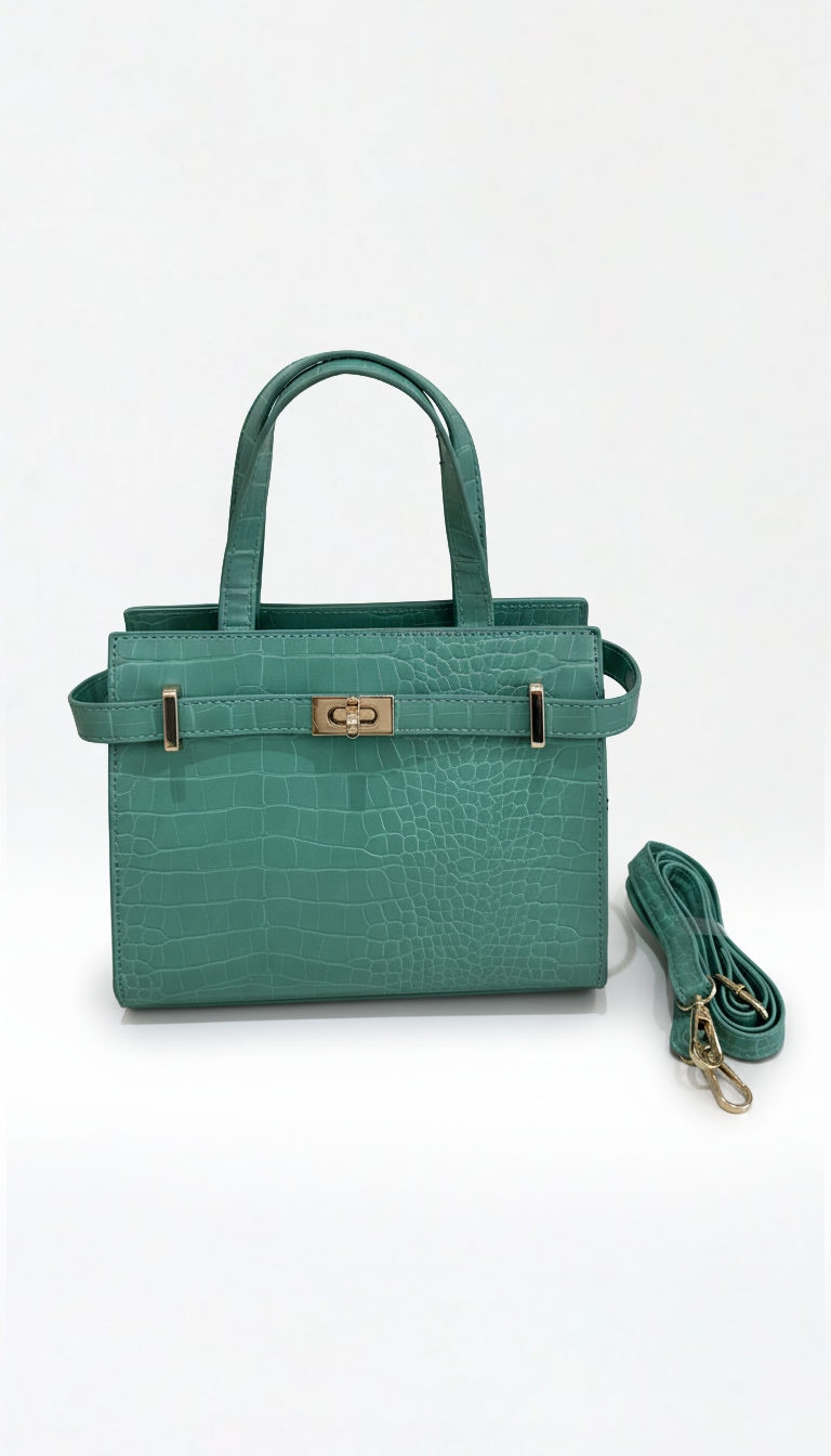 Jill Croco Crossbody Bag