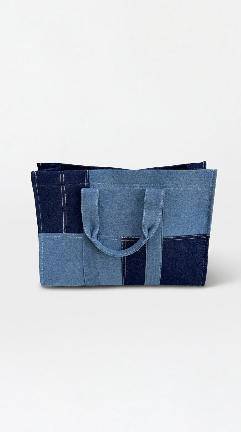 Mae Denim Shopper Bag