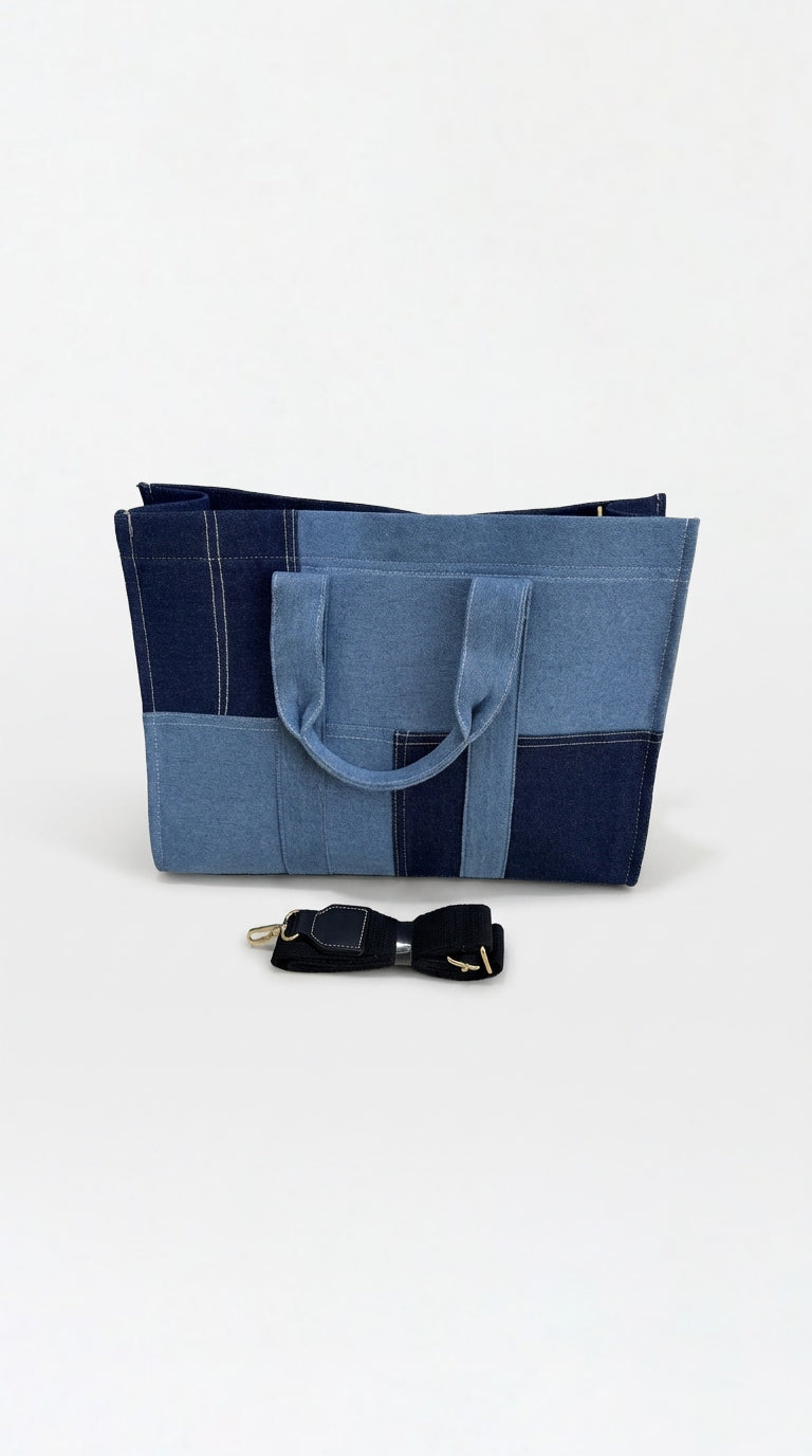 Mae Denim Shopper Bag
