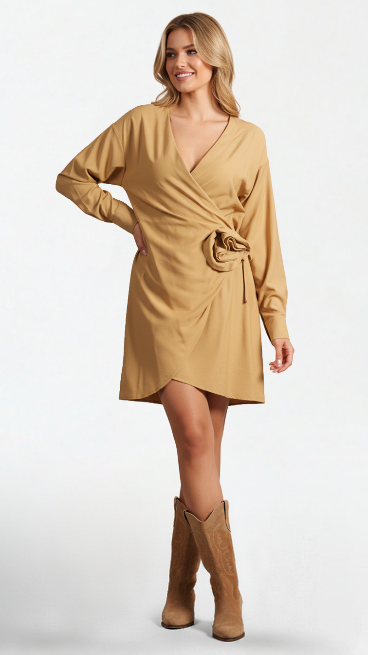 Cream Lagan Dress