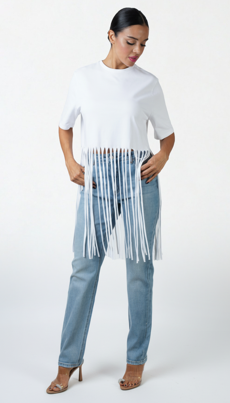 White Zinna Top