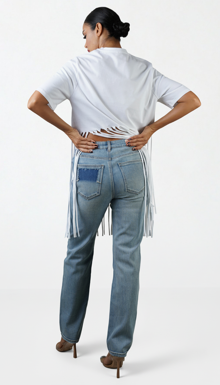 White Zinna Top