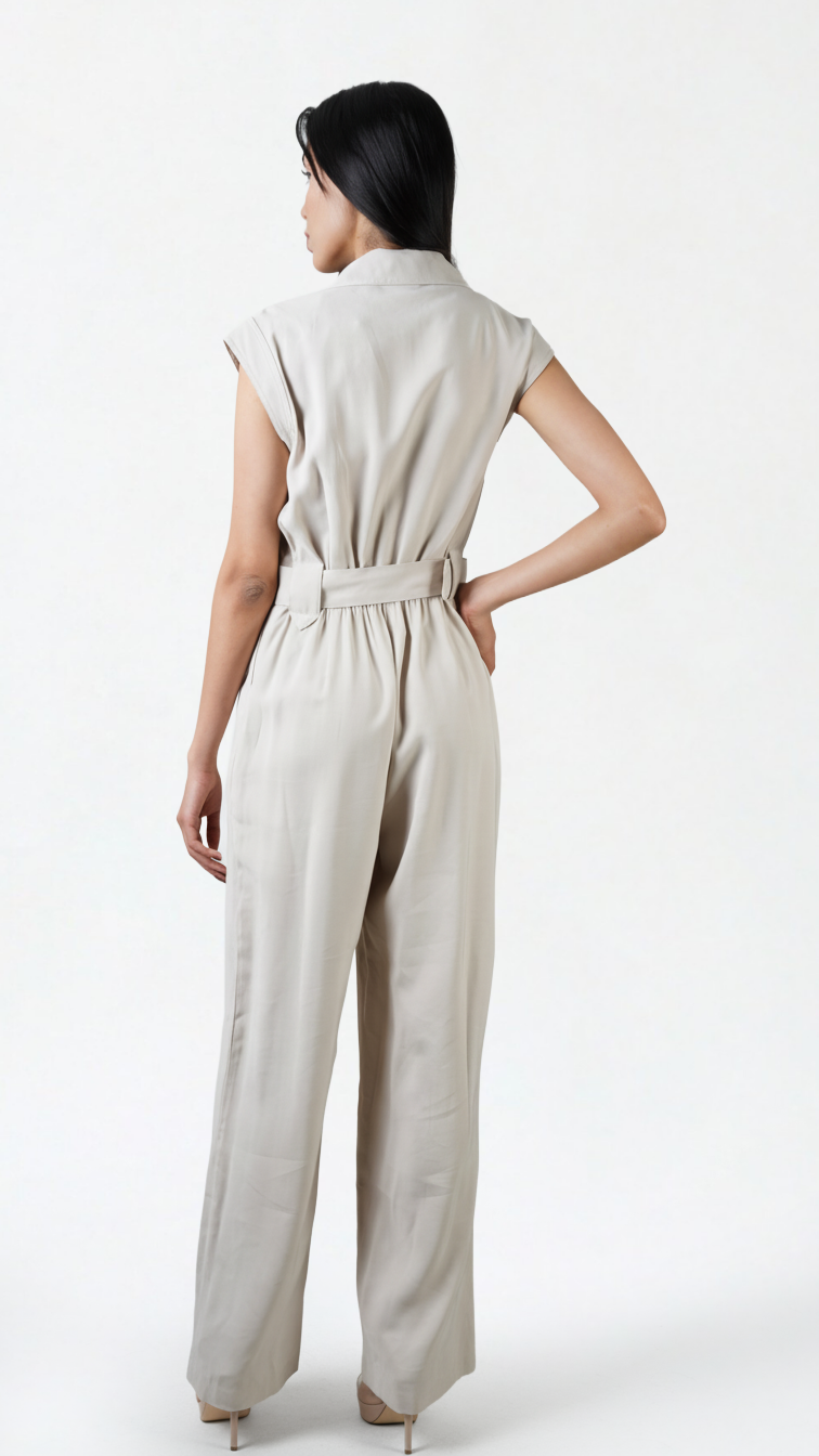 Ruby Cream Jumpsuit