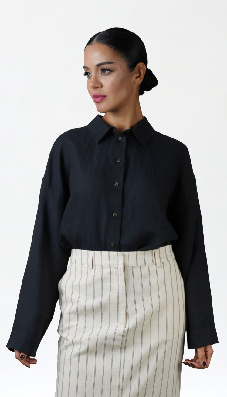 Linnie Black Shirt