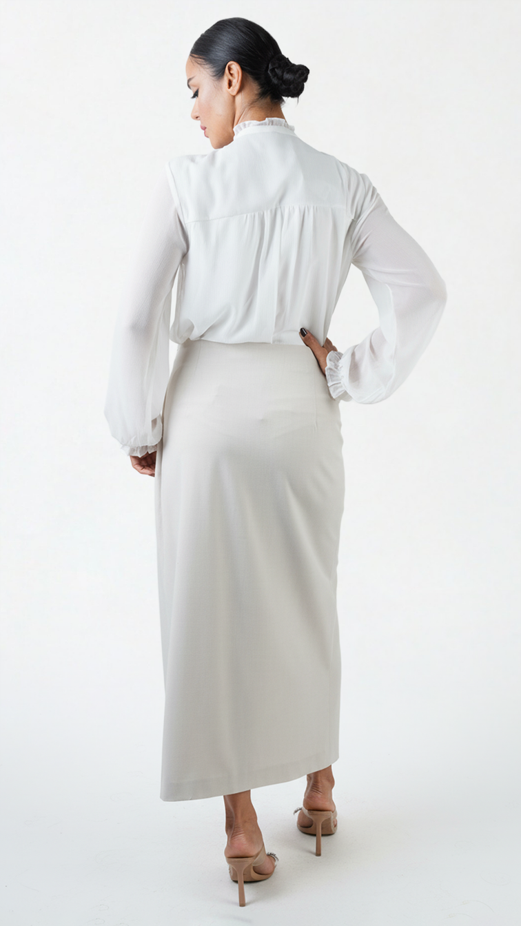 Raja White Blouse