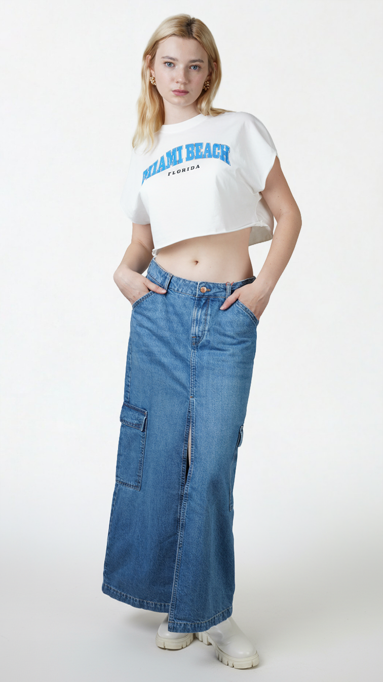 Lorel Denim Skirt