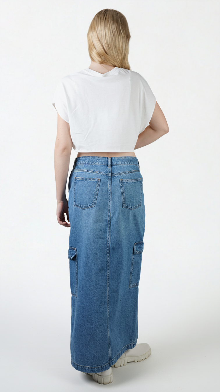 Lorel Denim Skirt