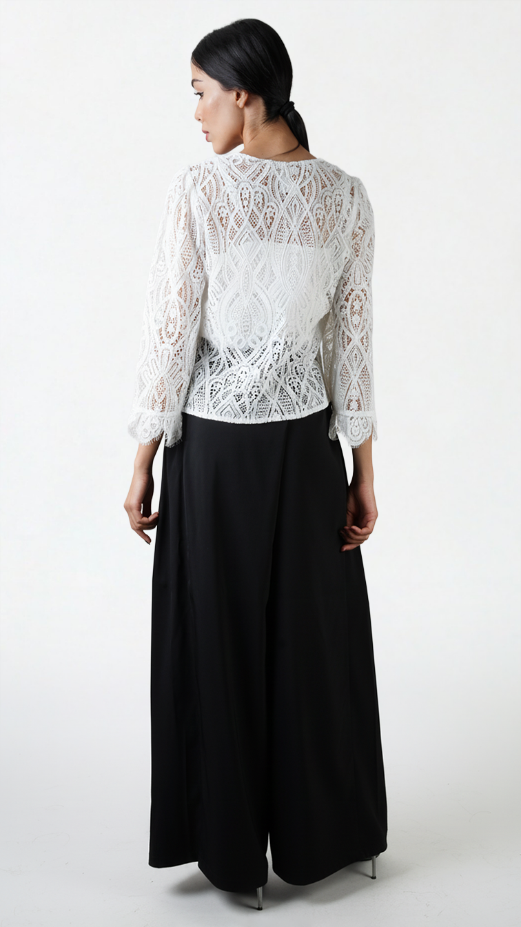 Becca Black Pleated Trousers