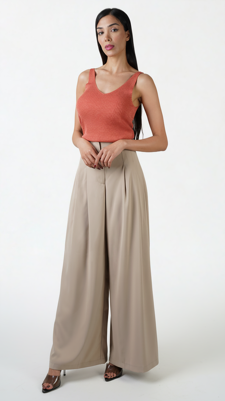 Becca Pleated Trousers