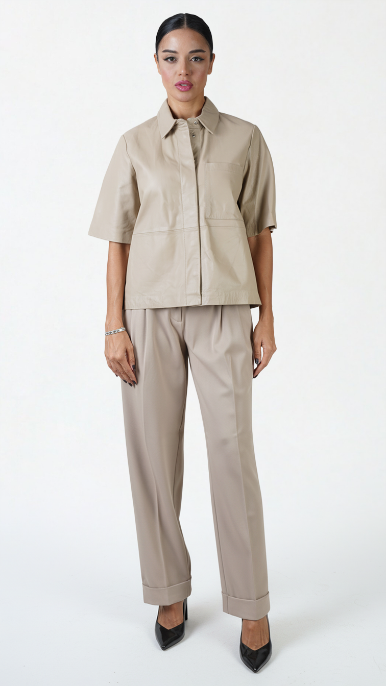 Sulajma Taupe Trousers