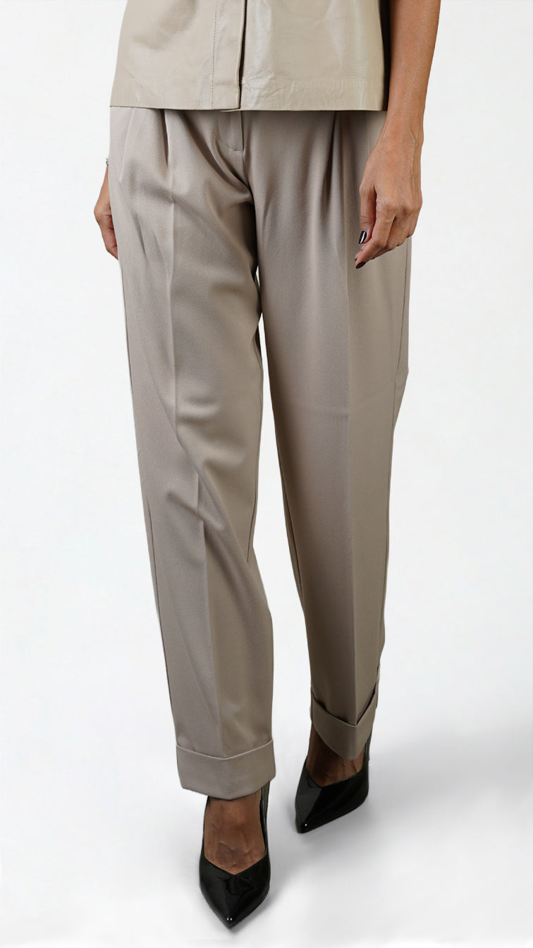 Sulajma Taupe Trousers